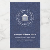 Firmenlogo | Name | Benutzerdefiniertes Lebensmitt Lebensmitteletikett (Einzelnes Label)