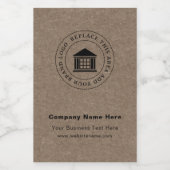 Firmenlogo | Name | Benutzerdefiniertes Lebensmitt Lebensmitteletikett (Einzelnes Label)