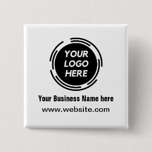 Firmenlogo - Name des Mitarbeiters Button