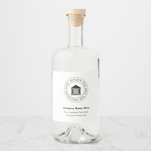 Firmenlogo | Name | Markierungen für benutzerdefin Alkoholflaschenetikett (Vorderseite)