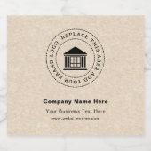 Firmenlogo | Name | Markierungen für benutzerdefin Alkoholflaschenetikett (Einzelnes Label)