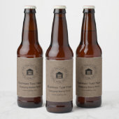 Firmenlogo | Name | Slogan-Website Bierflaschenetikett (Flaschen)