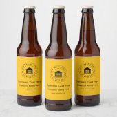Firmenlogo | Name | Slogan-Website Bierflaschenetikett (Flaschen)