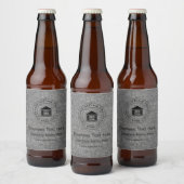 Firmenlogo | Name | Slogan-Website Bierflaschenetikett (Flaschen)