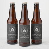 Firmenlogo | Name | Slogan-Website Bierflaschenetikett (Flaschen)
