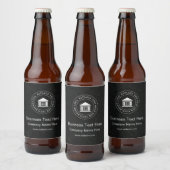 Firmenlogo | Name | Slogan-Website Bierflaschenetikett (Flaschen)