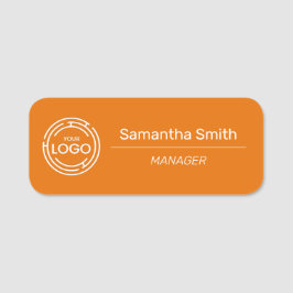 Firmenlogo Namensschild
