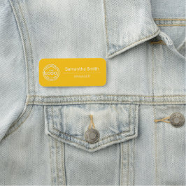Firmenlogo Namensschild