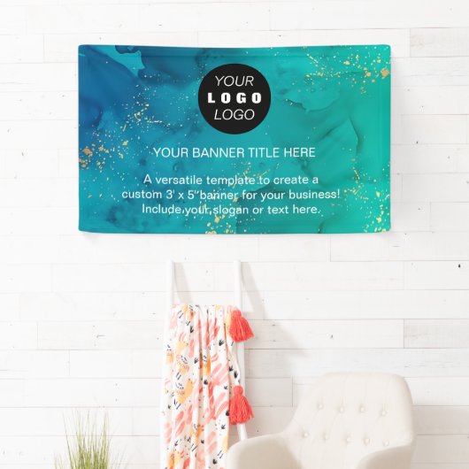 Firmenlogo | Navy Blue Beruflich Banner (Insitu)