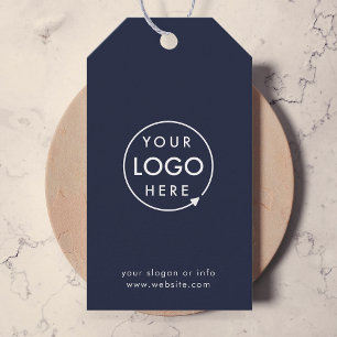 Firmenlogo   Navy Blue Beruflich Brand Geschenkanhänger