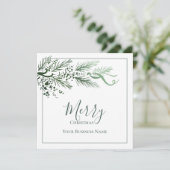 Firmenlogo Non Foto Einzigartiges Grün Weihnachten (Stehend Vorderseite)