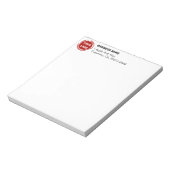 Firmenlogo Notizblock (Rotiert)