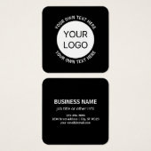 Firmenlogo oder Bild- und Bearbeitungstext (Vorne & Hinten)