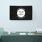 Firmenlogo oder Bild- und Bearbeitungstext Banner (Messe)