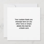 Firmenlogo oder Bild- und Bearbeitungstext Dankeskarte (Rückseite)