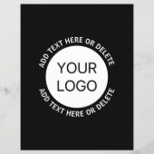 Firmenlogo oder Bild- und Bearbeitungstext Flyer (Vorne)