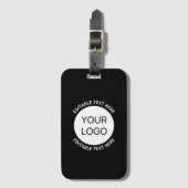 Firmenlogo oder Bild- und Bearbeitungstext Gepäckanhänger (Vorderseite Vertikal)