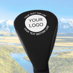 Firmenlogo oder Bild- und Bearbeitungstext Golf Headcover