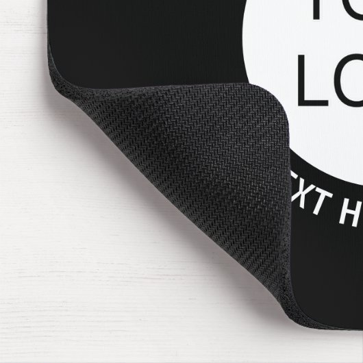 Firmenlogo oder Bild- und Bearbeitungstext Mousepad (Ecke)