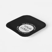 Firmenlogo oder Bild- und Bearbeitungstext Pappteller (Gewinkelt)