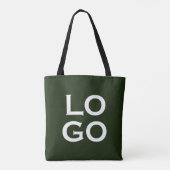 Firmenlogo oder Firmenlogo für "Forest Green" Tasche (Rückseite)