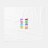 Firmenlogo oder Foto Fleece Blankon (Vorderseite (Horizontal))