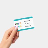 Firmenlogo oder Foto-Name-Abzeichen Ausweis (Handheld)