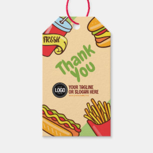 Firmenlogo personalisieren   Hamburger Hotdog Them Geschenkanhänger