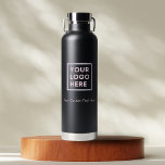 Firmenlogo Personalisiert Schwarz Trinkflasche<br><div class="desc">Fügen Sie Ihr Logo und Text zu dieser benutzerdefinierten Logo Black Water Flasche. Dieses Unternehmen Logo Firma Kupfer sauber Wasser Flasche ist eine Brise zu bearbeiten! Nachricht mit allen Fragen! Kein Aufpreis für Vollfarbdruck und keine Mindestmenge.</div>