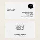 Firmenlogo Personalisierte benutzerdefinierte Visi (Vorne & Hinten)