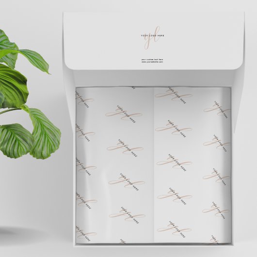 Firmenlogo Personalisierte Business-Verpackung Seidenpapier
