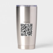 Firmenlogo Personalisierte Geschäftskaffee Thermobecher (Rückseite)