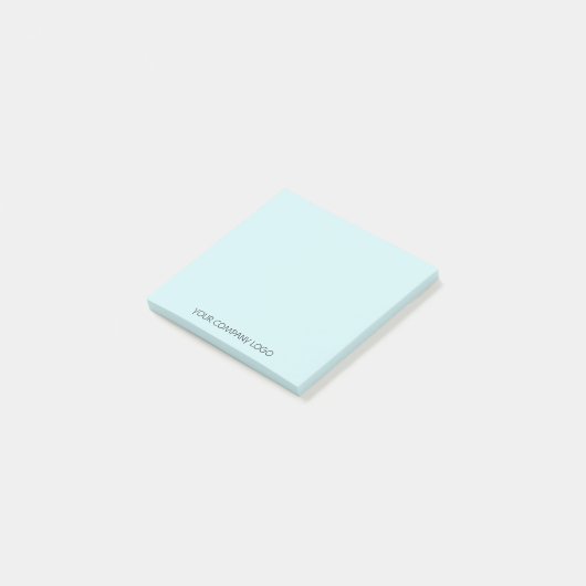 Firmenlogo, personalisierte Post-it-Notizen Post-it Klebezettel (angewinkelt)