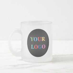 Firmenlogo Personalisierter Business-Kaffee Mattglastasse
