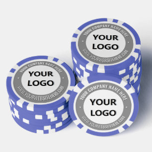 Firmenlogo-Poker-Chips Beispiel Pokerchips