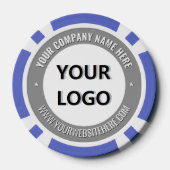 Firmenlogo-Poker-Chips Beispiel Pokerchips (Rückseite)