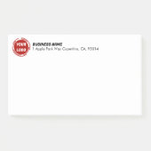 Firmenlogo Post-it Klebezettel (Vorderseite)