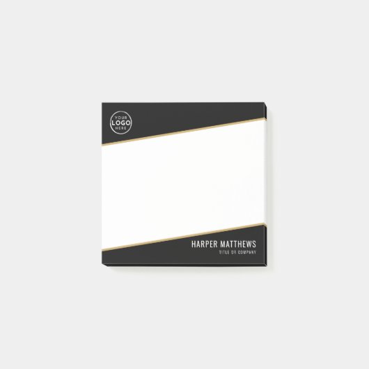 Firmenlogo Post-it Klebezettel (Vorderseite)