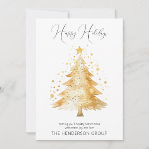 Firmenlogo QR-Code Frohe Feiertage Weihnachtsbaum Feiertagskarte