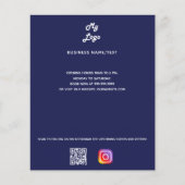 Firmenlogo qr Code-Instraagramm, benutzerdefiniert Flyer (Vorne)