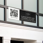 Firmenlogo QR Code Kundenspezifischer Vinyl Innenb Banner (Äußeres Gebäude)