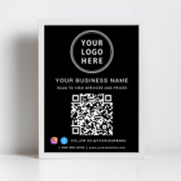 Firmenlogo QR Code Social Media Black