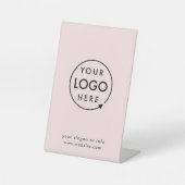 Firmenlogo | Rosa Beruflich Sockelschild (Vorderseite)