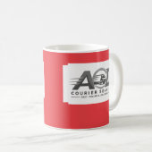 Firmenlogo Rot Kaffeetasse (VorderseiteRechts)