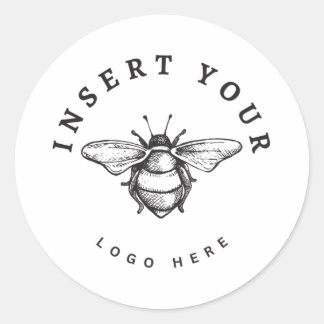 Firmenlogo Runder Aufkleber