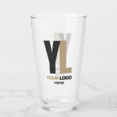Firmenlogo Saubere minimale Markenbeere Glas (Vorderseite)