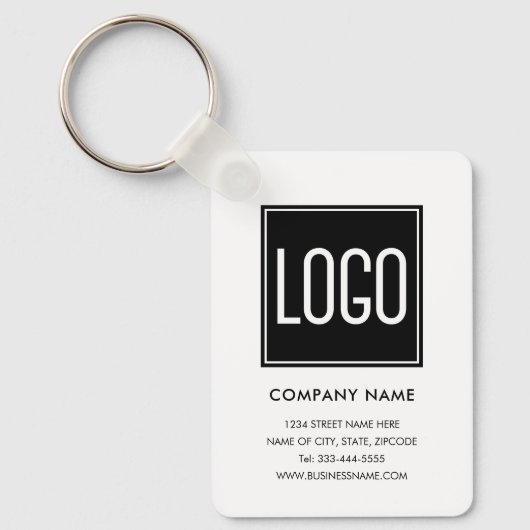 Firmenlogo Schlüsselanhänger (Vorderseite)