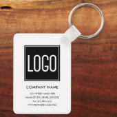 Firmenlogo Schlüsselanhänger (Rückseite)