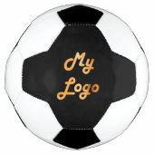 Firmenlogo schwarz fußball (Vorderseite)