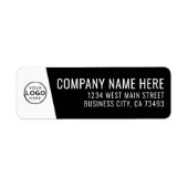 Firmenlogo Schwarze Minimale Moderne Unternehmen (Vorne)